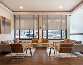 Lobby seating at Eurostars The Boxer.