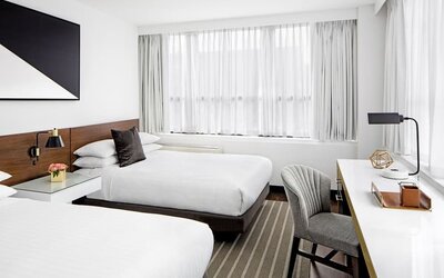 Queen beds at Eurostars St. Gregory.