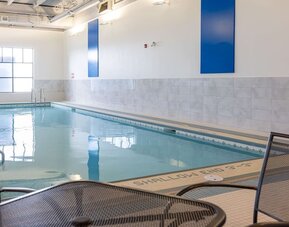 Indoor pool at DoubleTree By Hilton Calgary North.