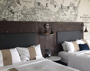 Day use room at Envision Hotel Boston-Everett.