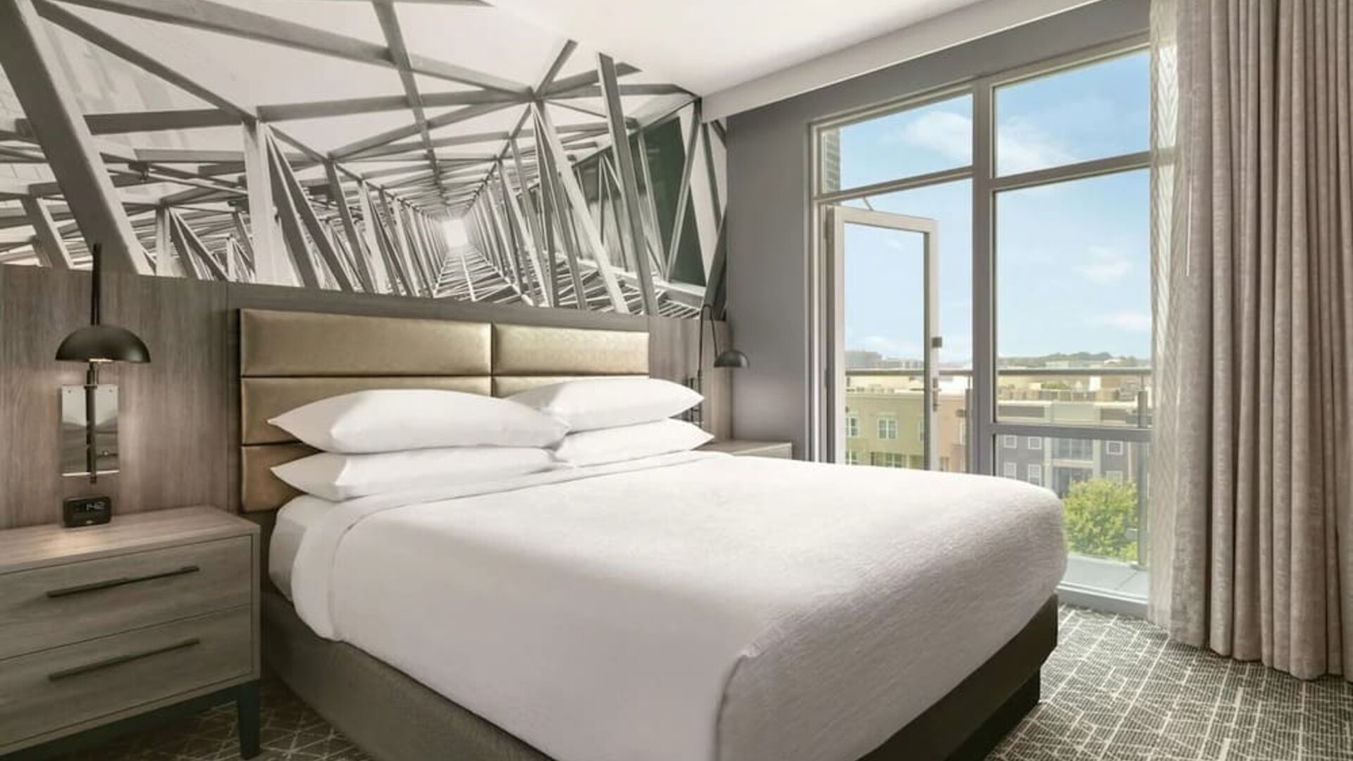 Day use room at Embassy Suites By Hilton Atlanta Midtown.