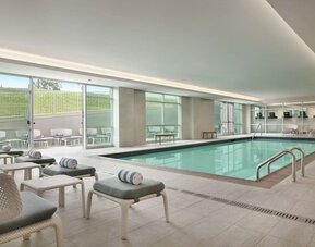 Indoor pool at Embassy Suites By Hilton Atlanta Midtown.