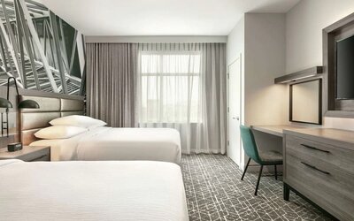 Day use room at Embassy Suites By Hilton Atlanta Midtown.