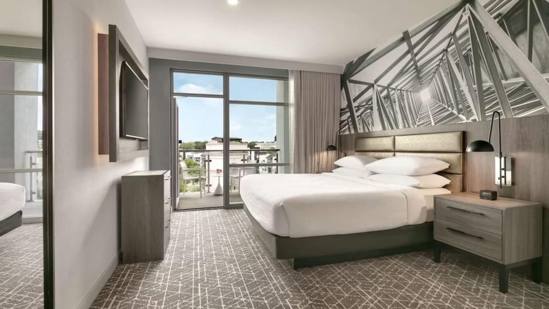 Day use room at Embassy Suites By Hilton Atlanta Midtown.