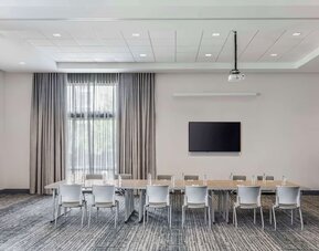 Meeting room at Embassy Suites By Hilton Atlanta Midtown.
