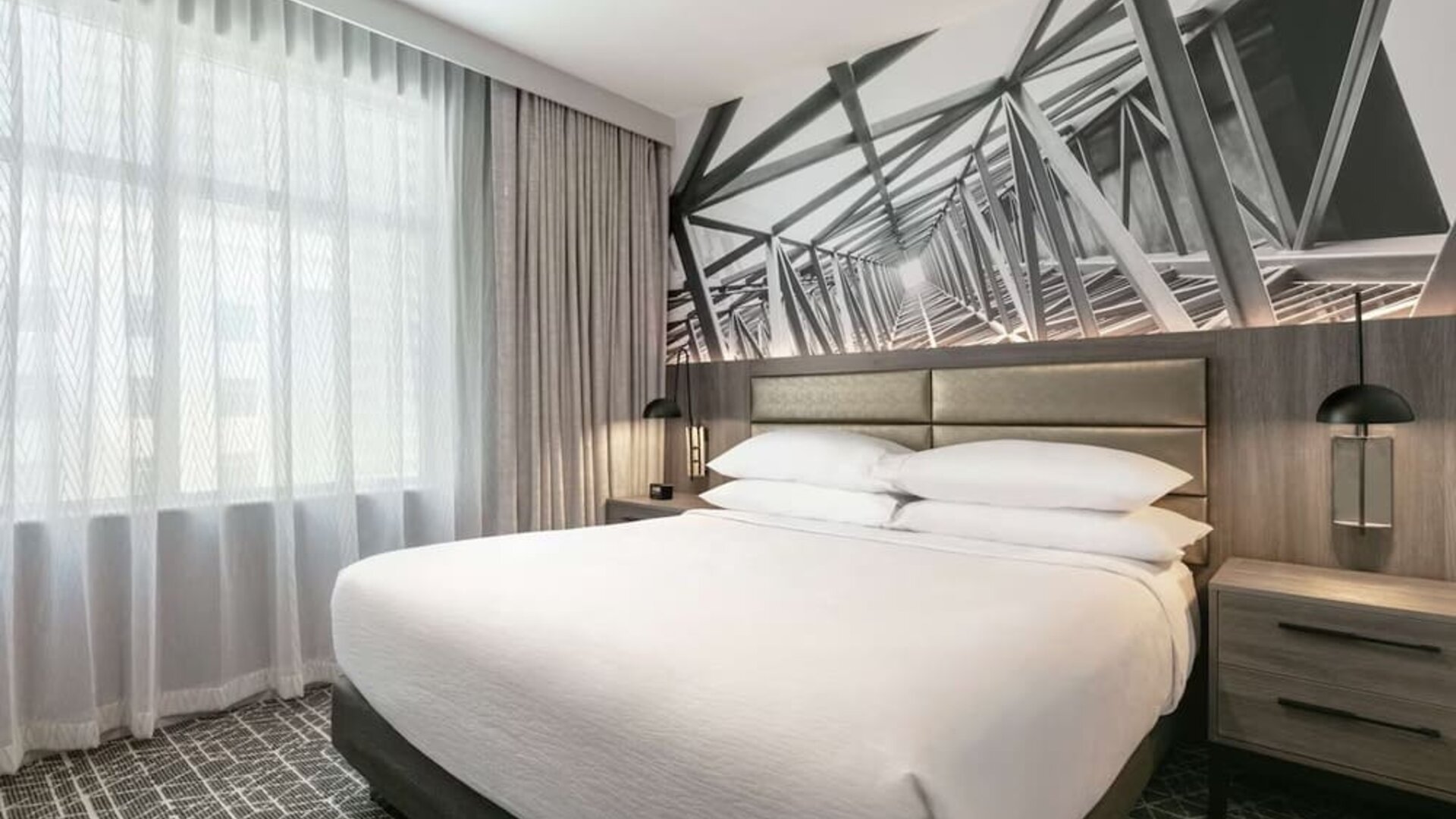 Day use room at Embassy Suites By Hilton Atlanta Midtown.