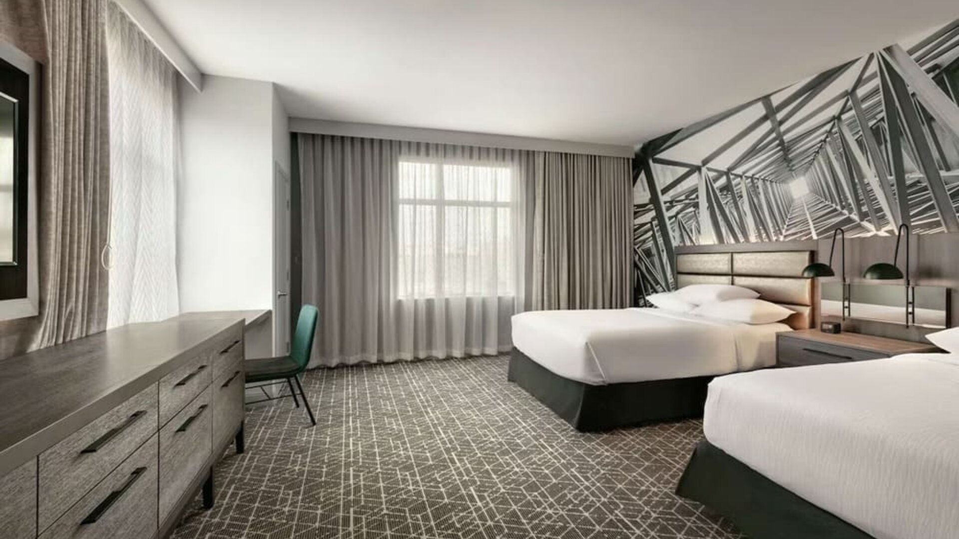 Day use room at Embassy Suites By Hilton Atlanta Midtown.