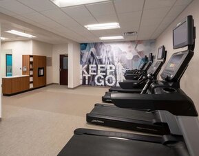 Fitness center at Sonesta Select Nashville Airport Suites.