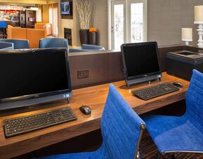 Business center at Sonesta Select Tinton Falls Eatontown.