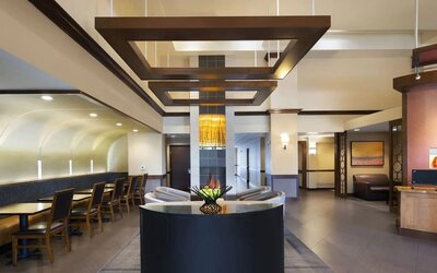 Dining room at Hyatt Place Fremont/Silicon Valley.