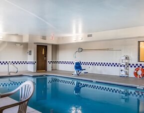 Indoor pool at Quality Inn & Suites, La Vergne.