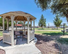 Garden at Quality Inn On Historic Route 66.
