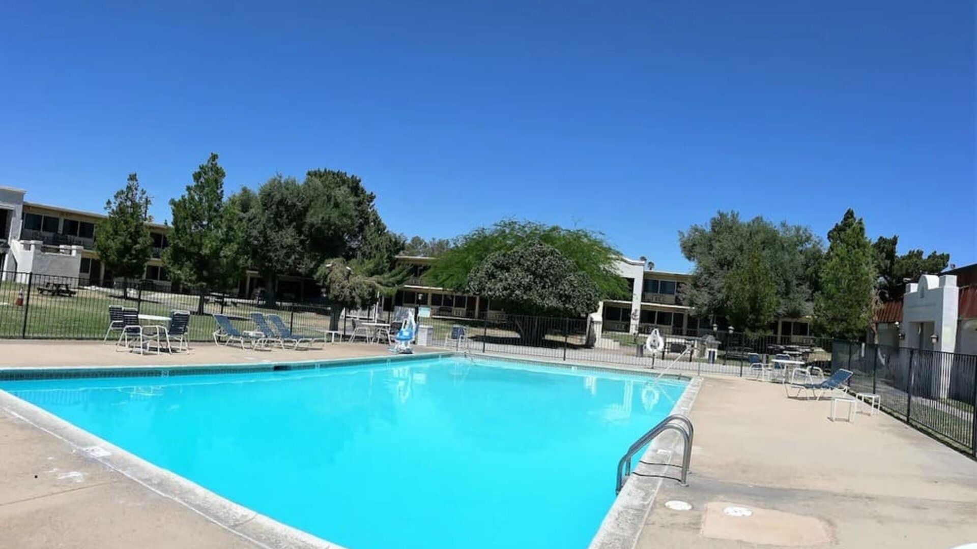 Outdoor pool at Quality Inn On Historic Route 66.