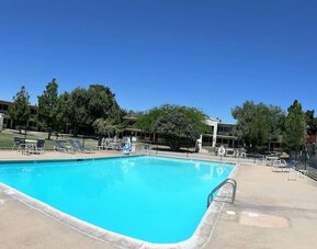 Outdoor pool at Quality Inn On Historic Route 66.
