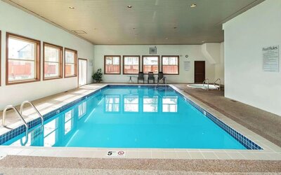 Indoor pool at Quality Inn & Suites Vernon.