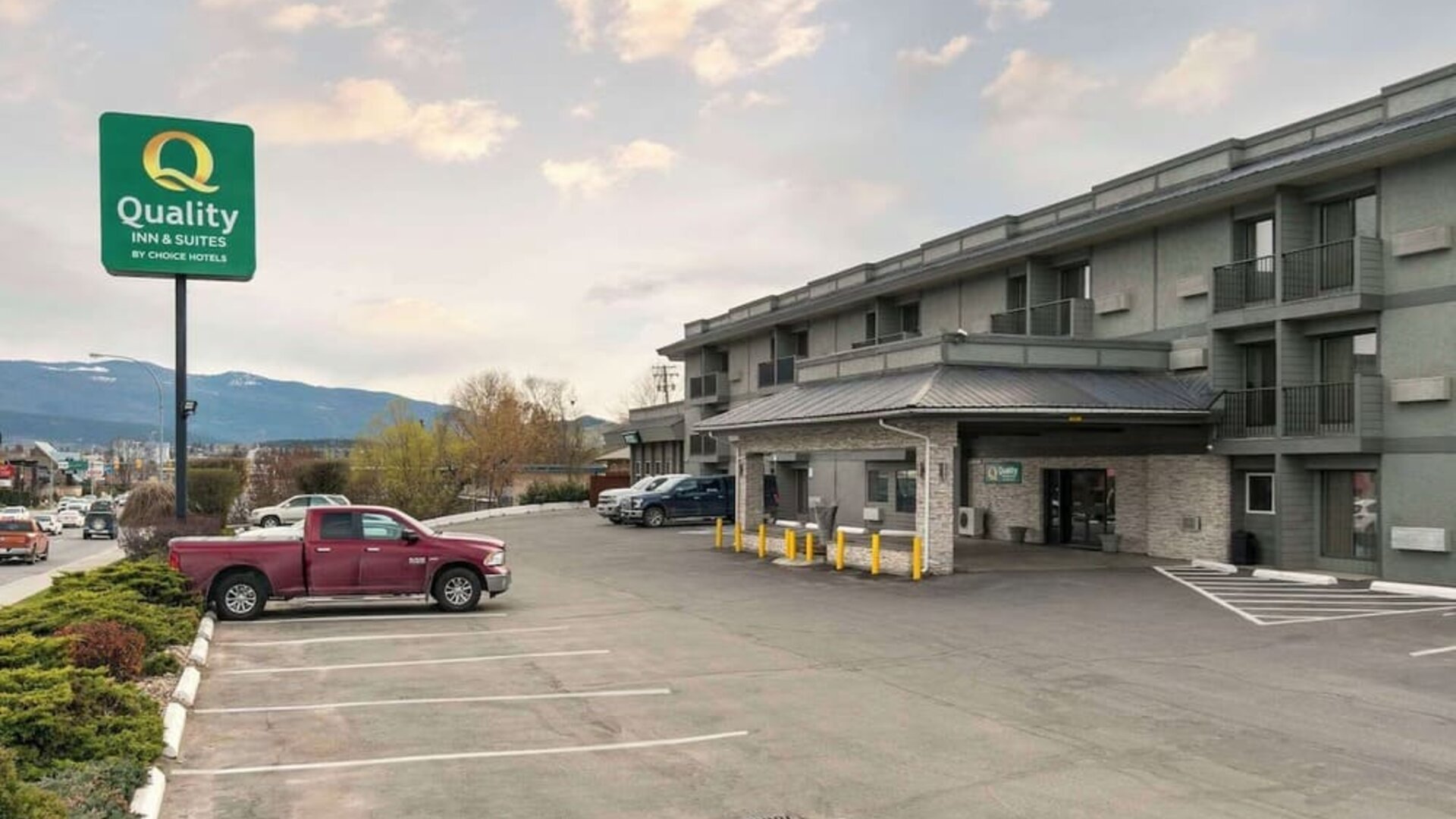 Parking available at Quality Inn & Suites Vernon.