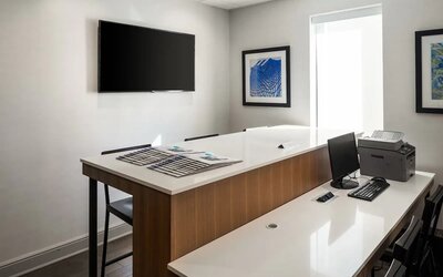 Business center at Holiday Inn Express Atlanta Airport - College Park By IHG.