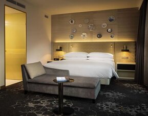 Day use room at Hilton Amsterdam Airport Schiphol.