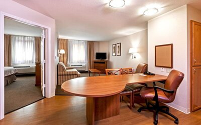 Day use room at Candlewood Suites Pearland-Houston South.