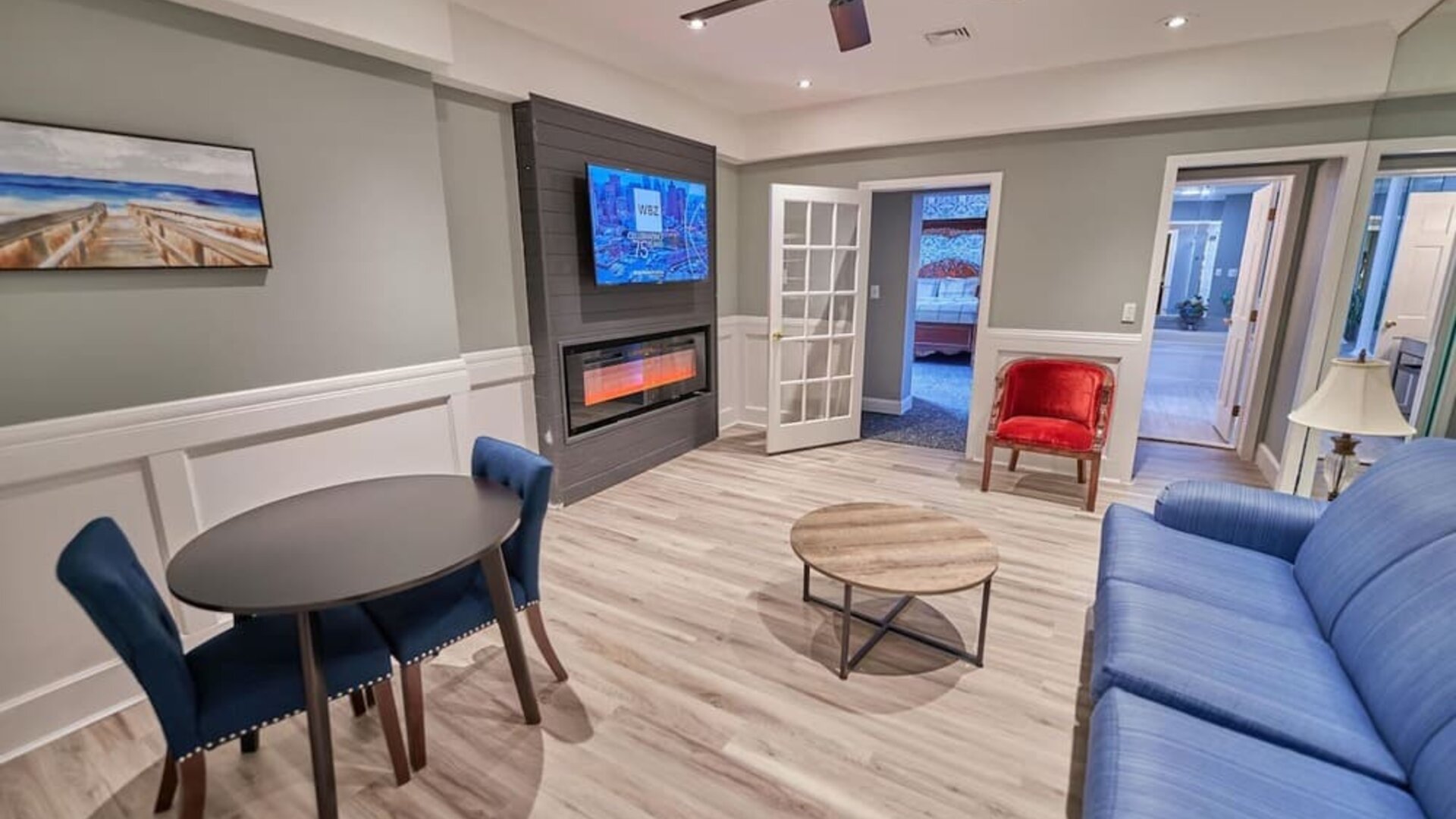 Lobby at Hyannis Plaza Hotel.