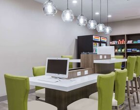 Dining room at Days Inn & Suites By Wyndham Houston NW Cypress.