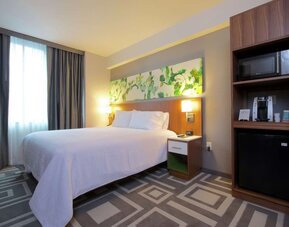 Day use room with natural light at Hilton Garden Inn New York Central Park South Mid-town West.