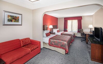 Day use room at Ramada By Wyndham Alpharetta/Atlanta North.
