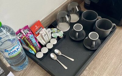 Coffee station Front desk at The Chapter Hotels - J Hyde Park.