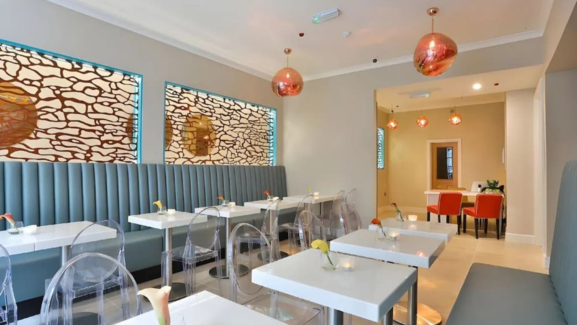 Dining area at The Chapter Hotels - London Hyde Park.