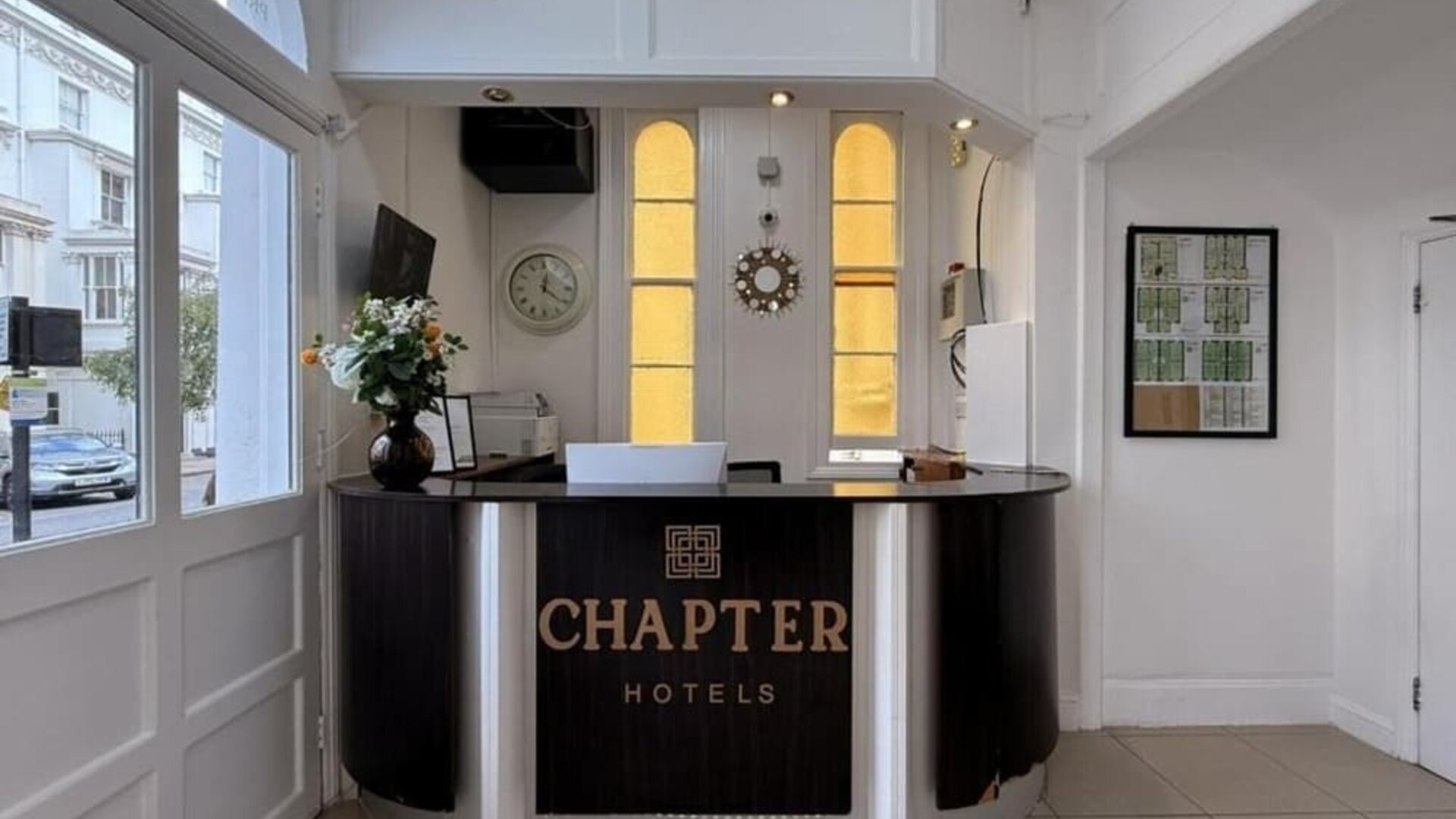 Reception at The Chapter Hotels - Princes Square.