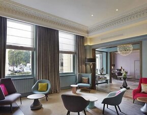 Coworking lounge at The Chapter Lancaster Gate.