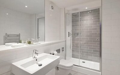 Guest bathroom at The Chapter Lancaster Gate.