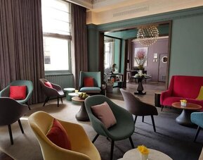 Coworking lounge at The Chapter Lancaster Gate.