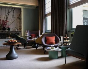 Coworking lounge at The Chapter Lancaster Gate.