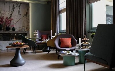 Coworking lounge at The Chapter Lancaster Gate.