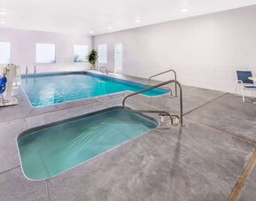 Indoor pool at La Quinta Inn & Suites By Wyndham Roswell.