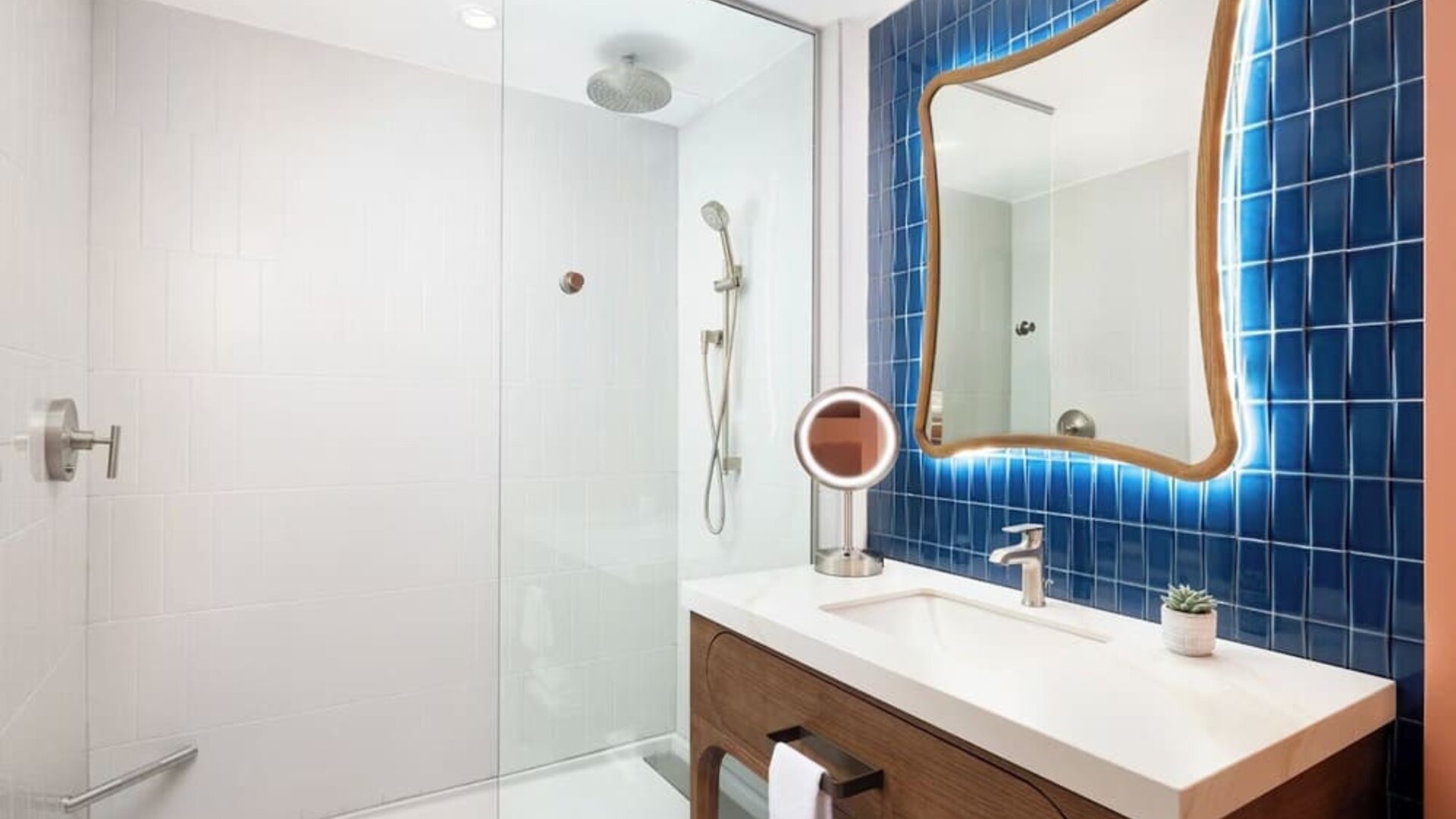 Guest bathroom at Hyatt Centric Isla Verde San Juan.