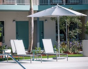 Sun loungers at Hyatt Centric Isla Verde San Juan.