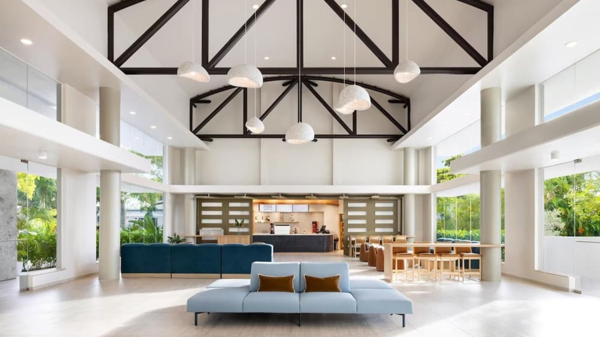 Lobby seating at Hyatt Centric Isla Verde San Juan.
