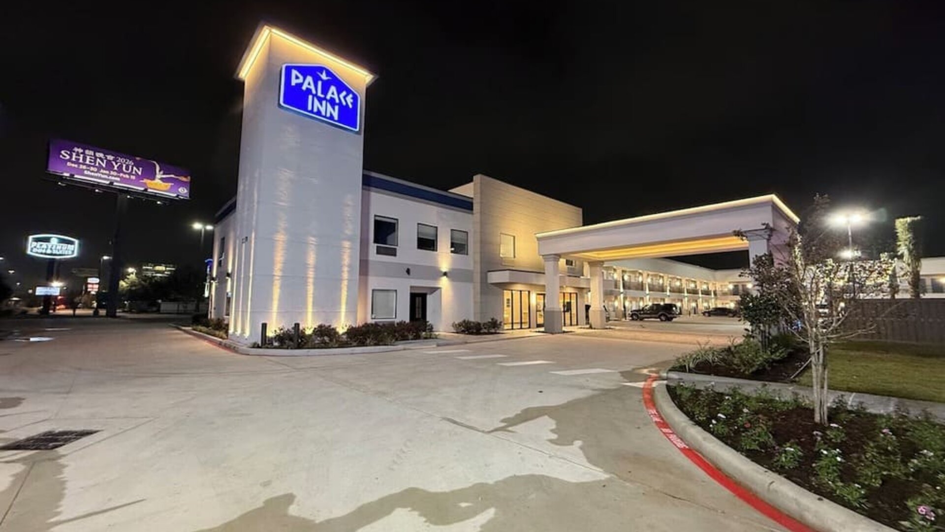 Property exterior at Palace Inn Blue 290 W 43rd & Bingle Rd.