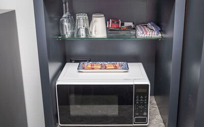 Microwave at Motel 10.