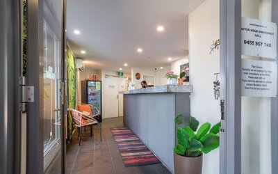 Reception at Motel 10.