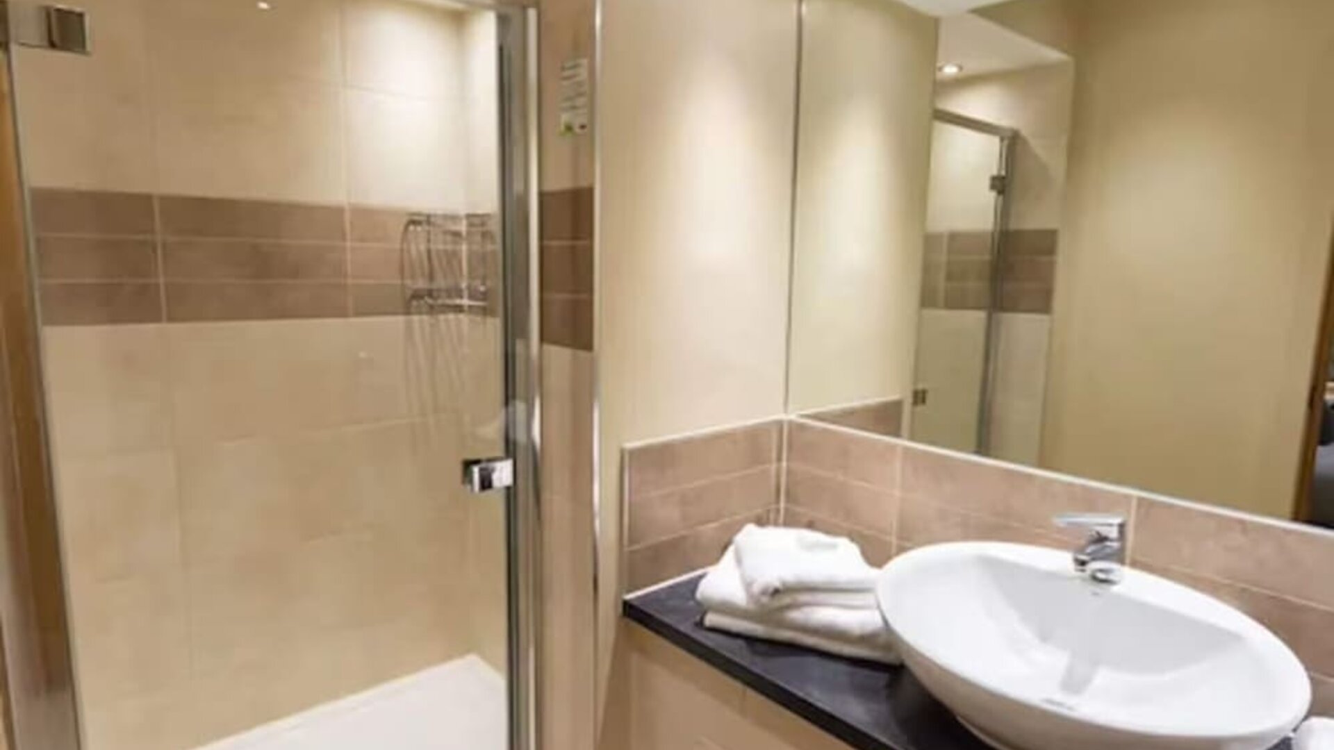 Guest bathroom at The Great Hallingbury Manor.