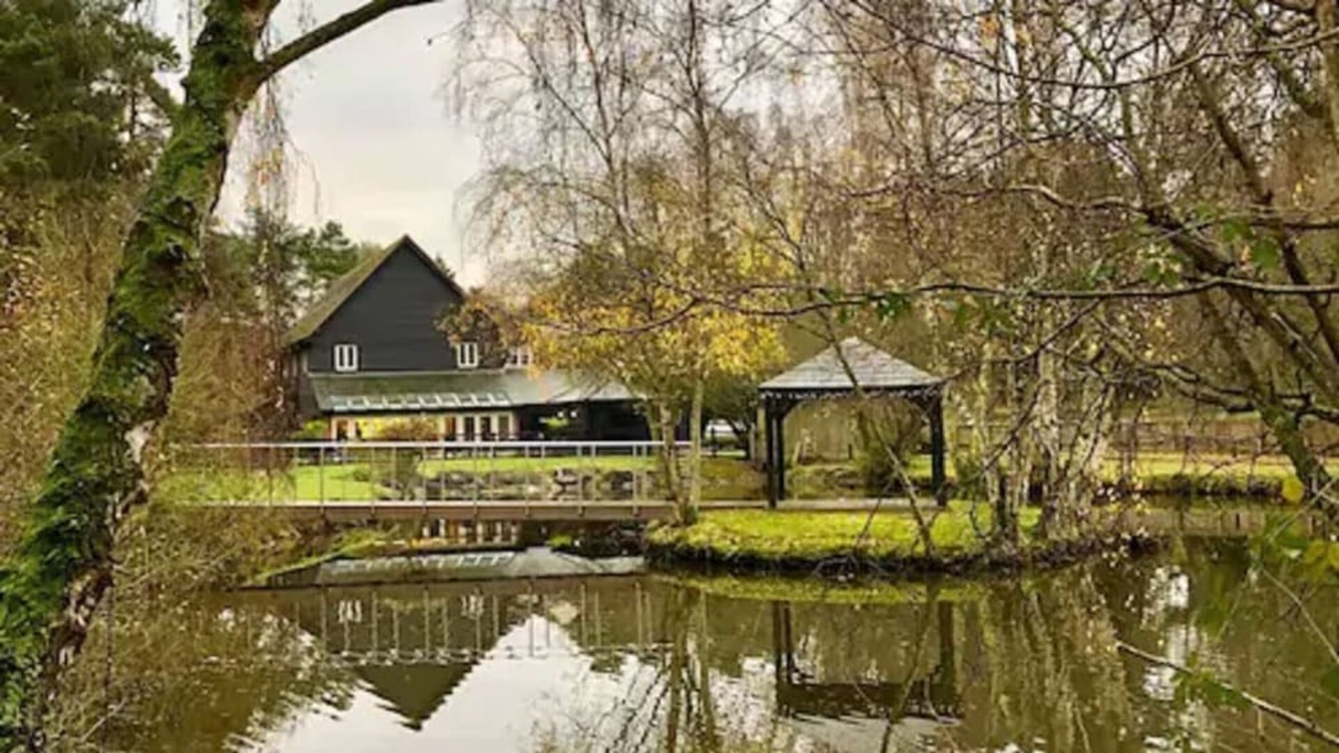 Garden and park at The Great Hallingbury Manor.