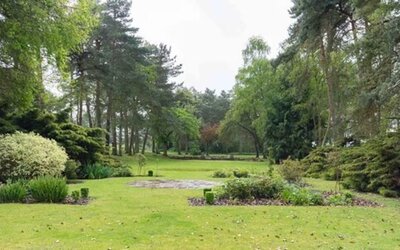 Garden and park at The Great Hallingbury Manor.