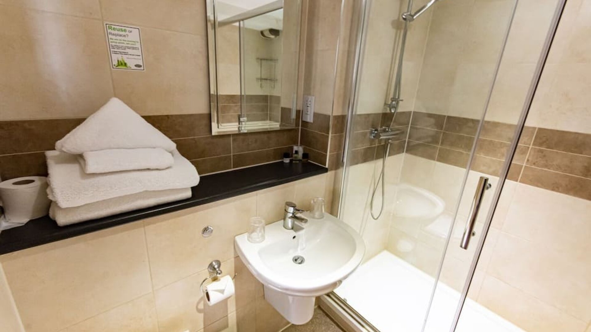 Bathroom at The Mill Hotel - Surya Hotels
