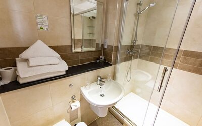 Bathroom at The Mill Hotel - Surya Hotels
