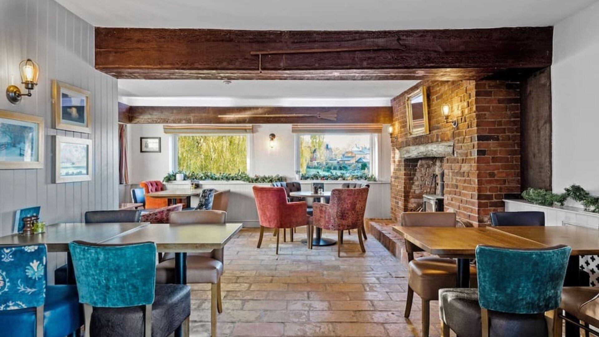 Dining area at The Mill Hotel - Surya Hotels
