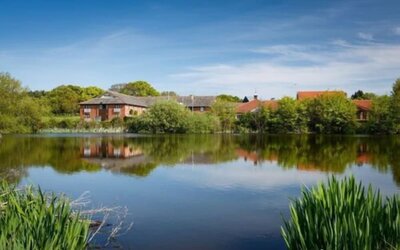 Lake at Dragonfly Hotel Colchester - Surya Hotels.