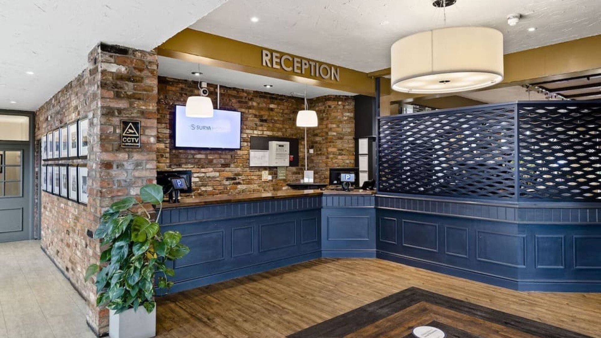 Reception at Dragonfly Hotel Bury St Edmunds.